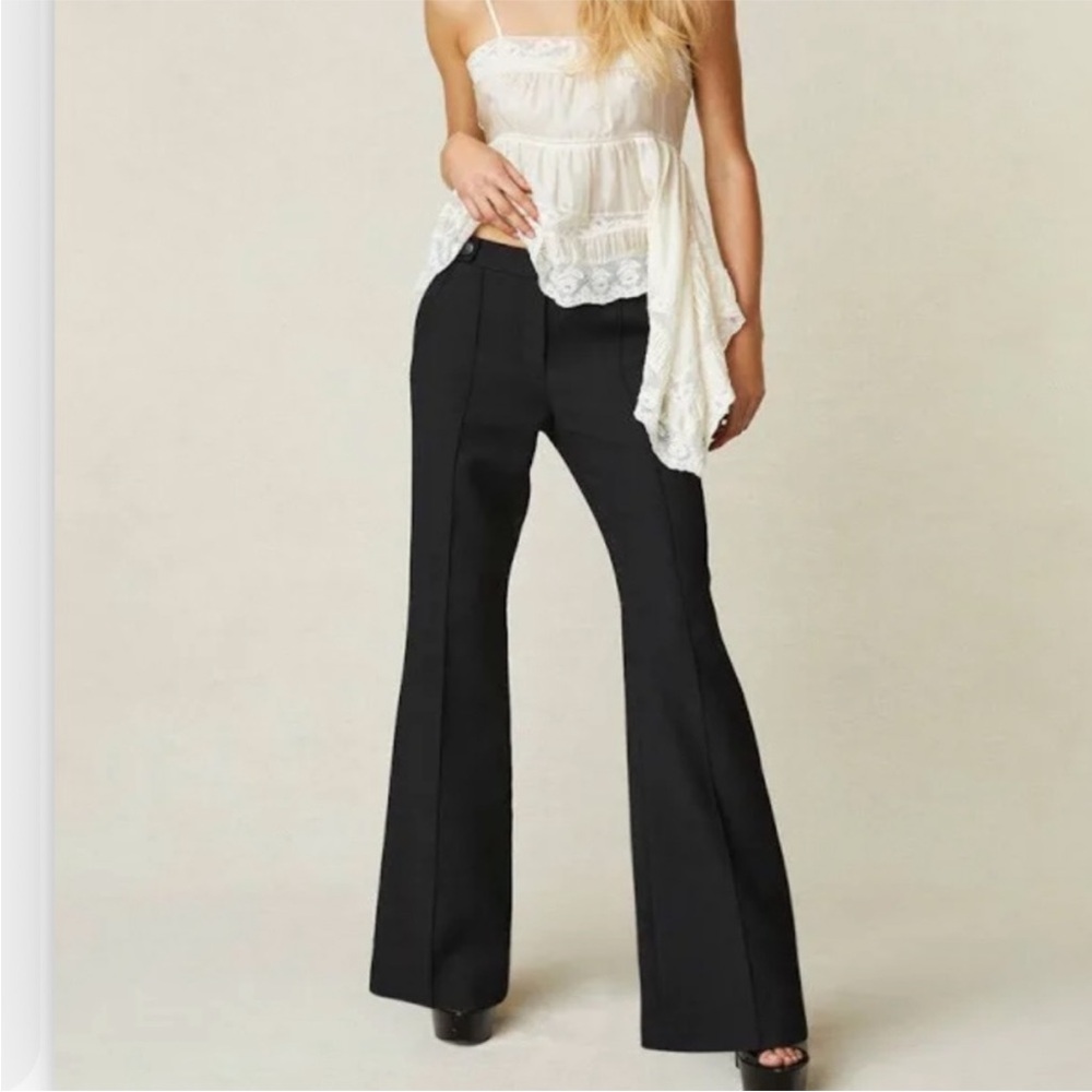 LOVESHACKFANCY Costella Pant In Black Size 6